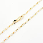 Load image into Gallery viewer, Yellow Gold Diamond Cut Oval Cable Chain