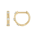 Load image into Gallery viewer, EHC57481. 14K Solid Gold Diamond Earring