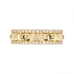 Load image into Gallery viewer, 14K Solid Gold Diamond Band Ring. RAF01819