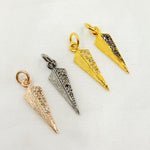 Load image into Gallery viewer, DC356. Diamond Sterling Silver Arrowhead Pendant
