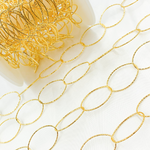 Load image into Gallery viewer, Sterling Silver Diamond Cut Oval Link Chain