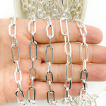 Load image into Gallery viewer, Sterling Silver Flat Long and Short Chain
