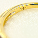 Load image into Gallery viewer, 14K Solid Yellow Gold Ruby Ring.