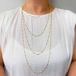 Load image into Gallery viewer, Silver Gold and Silver Necklace Satellite