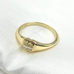 Load image into Gallery viewer, 14K Solid Gold Diamond Ring.