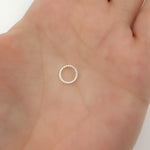 Load image into Gallery viewer, 8MM 20.5 Gauge White Twisted Close Jump Ring
