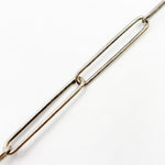 Load image into Gallery viewer, Buy Oxidized Sterling Silver Smooth Long Paperclip Chain