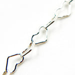 Load image into Gallery viewer, Sterling Heart Link Chain.