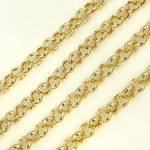 Load image into Gallery viewer, Gold Plated 925 Sterling Silver Rolo Link Chain