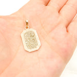Load image into Gallery viewer, Sterling Silver Rectangle Pendant