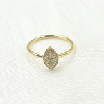 Load image into Gallery viewer, 14K Solid Gold Diamond Ring.