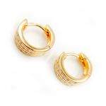 Load image into Gallery viewer, 14K Solid Gold Diamond Earrings
