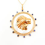 Load image into Gallery viewer, Shop Now 14K Gold Round Pendant