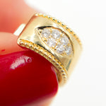 Load image into Gallery viewer, EHD57593. 14K Solid Yellow Gold Hoop Earrings