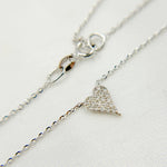 Load image into Gallery viewer, NT402989. 14k Solid Gold Diamond Heart Necklace