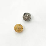 Load image into Gallery viewer, Diamond & Sterling Silver Round Bead