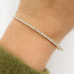 Load image into Gallery viewer, BNP68424. 14K Solid Gold Diamond Bangle