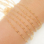 Load image into Gallery viewer, 1128GF. 14K Gold Filled Hammered Oval Chain Link