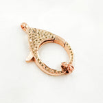 Load image into Gallery viewer, Diamond Sterling Silver Oval Trigger Clasp