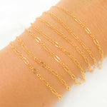 Load image into Gallery viewer, 163SBGF. 14K Gold Filled Diamond Cut Oval Link Chain