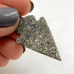 Load image into Gallery viewer, DP2006. Diamond & Sterling Silver Arrow Head Pendant