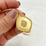 Load image into Gallery viewer, DP352. Diamond Sterling Silver Fancy Shape Pendant