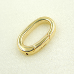 Load image into Gallery viewer, 14k Solid Gold Oval Clasp. 694_14K
