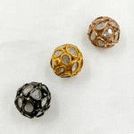 Load image into Gallery viewer, DC730. Diamond & Sterling Silver Round Bead