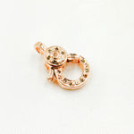 Load image into Gallery viewer, Diamond Sterling Silver Round Clasp