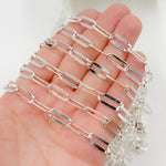Load image into Gallery viewer, Sterling Silver Paperclip Chain