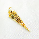 Load image into Gallery viewer, DC292. Diamond Sterling Silver Spike Pendant