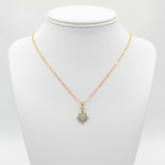 Load image into Gallery viewer, GDP458. 14K Solid Gold Diamond Star Charm