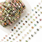 Load image into Gallery viewer, Shop Multi Tourmaline Sterling Silver Wire Chain