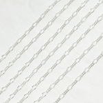 Load image into Gallery viewer, Sterling Silver Long & Short Link Chain