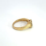 Load image into Gallery viewer, 14k Solid Gold Diamond Statement Ring.