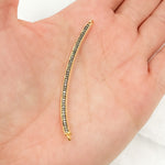 Load image into Gallery viewer, Buy Now Diamond Sterling Silver Bar Pendant