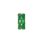 Load image into Gallery viewer, 14K Solid Gold Baguette Shape Natural Gemstone