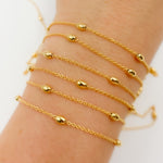 Load image into Gallery viewer, 14k Gold Satellite Chain