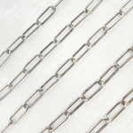 Load image into Gallery viewer, Oxidized Sterling Silver Paperclip Chain