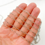 Load image into Gallery viewer, Oxidized Sterling Silver Paperclip Link Chain