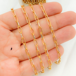 Load image into Gallery viewer, Gold Plated 925 Sterling Silver Diamond Cut Oval Link Chains