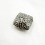 Load image into Gallery viewer, DC847. Diamond & Sterling Silver Square Bead