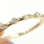 Load image into Gallery viewer, 14K Solid Gold Diamond Ring.