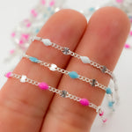 Load image into Gallery viewer, Enamel Marina Link Chains