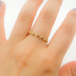 Load image into Gallery viewer, 14K Solid Gold Diamond Ring.