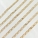Load image into Gallery viewer, 293GF. 14K Gold Filled Flat Curb Chain