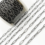 Load image into Gallery viewer, Sterling Silver Matte Paperclip Chain