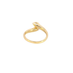 Load image into Gallery viewer, 14k Solid Gold Emerald and Diamond Drops Ring.