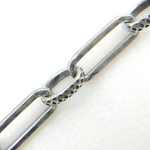 Load image into Gallery viewer, V169OX. Oxidized Sterling Silver Long and Short Link Chain