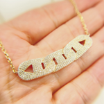 Load image into Gallery viewer, NFM71183. 14k Solid Gold Diamond Marina Cable Link Necklace with Extension